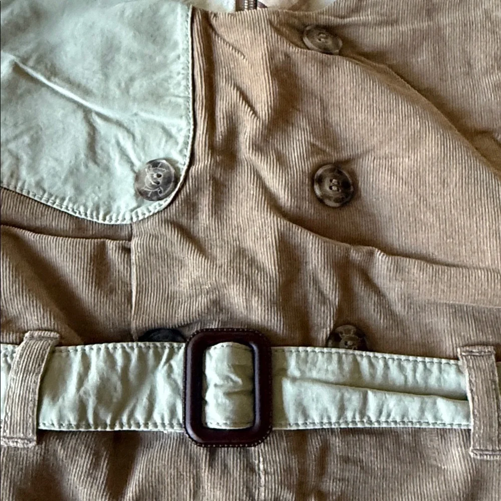 Burberry Boy Tan‎ Corduroy Baby Overalls Size 6M